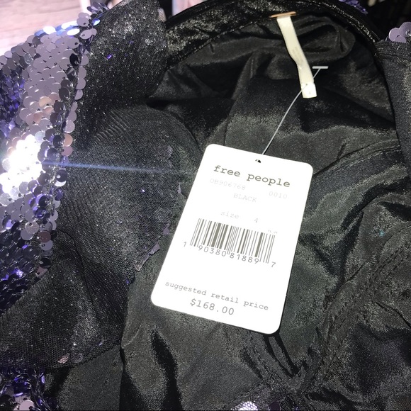 NWT Free People Siren Sequence Dress - Picture 8 of 8